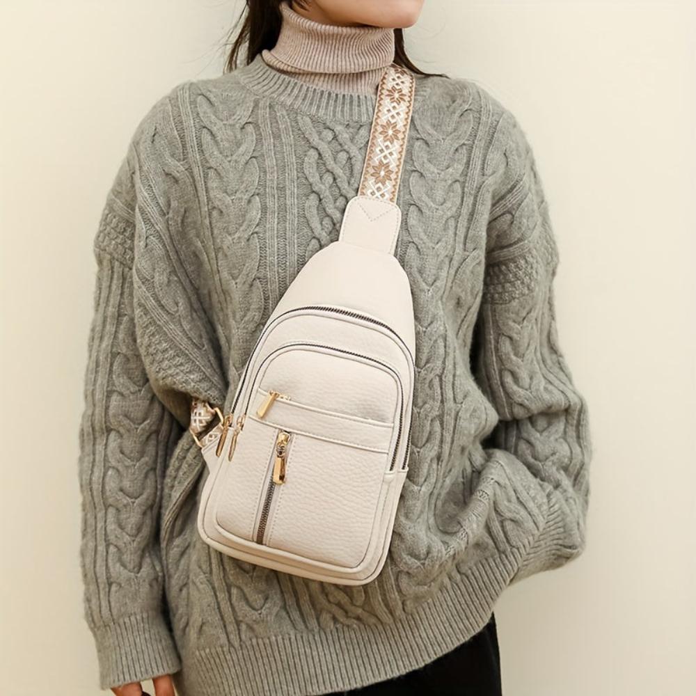 Margaret | Women's Vegan Leather Sling Crossbody Bag