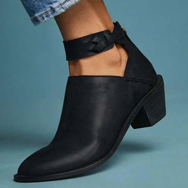 Livia | Women's Comfortable Leather Heeled Sandal