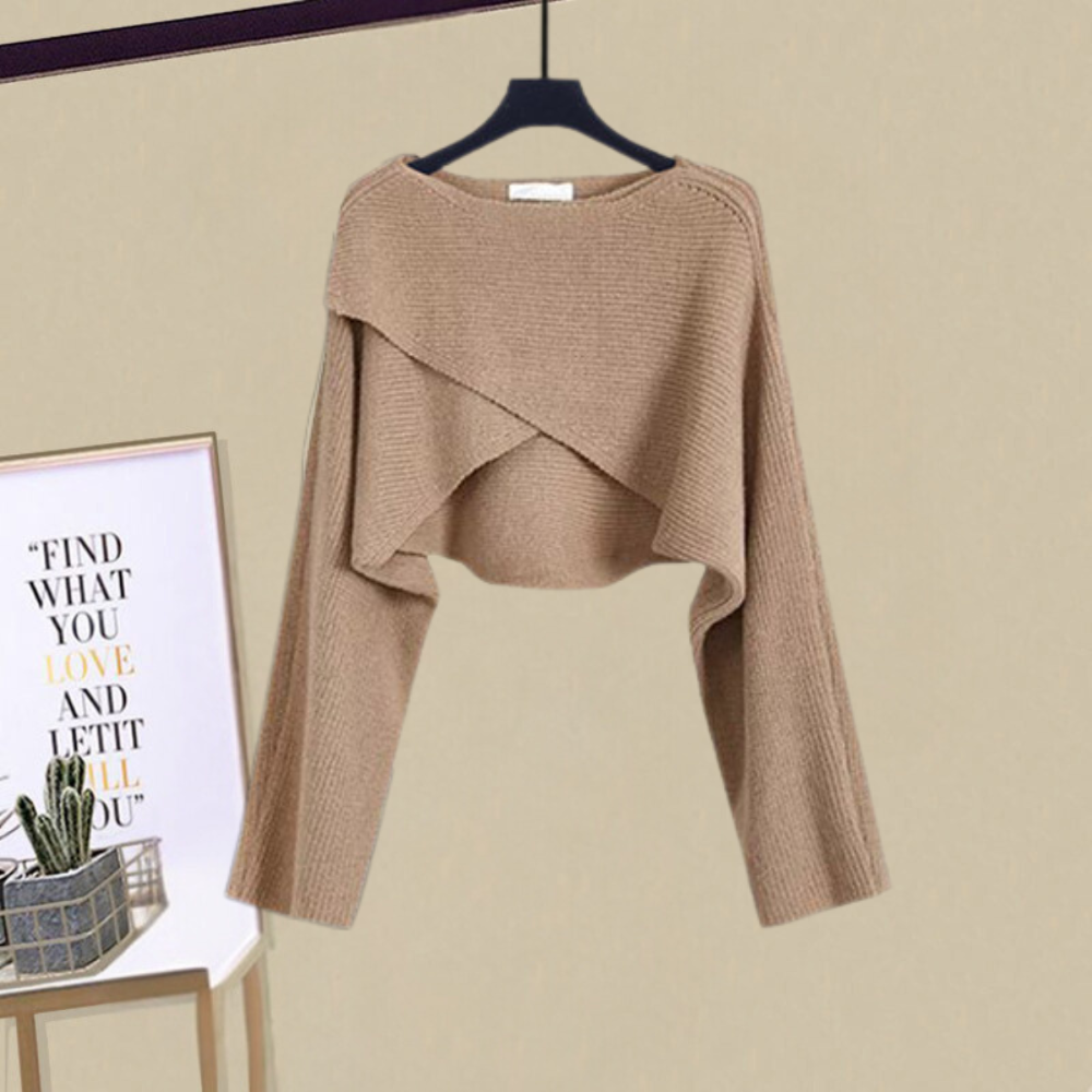 Charlene | Women's Cropped A-Line Dress Ensemble