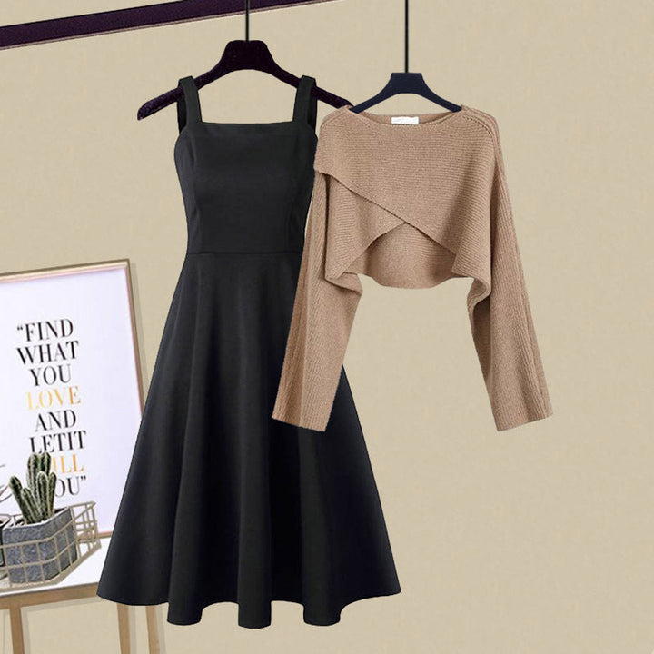 Charlene | Women's Cropped A-Line Dress Ensemble