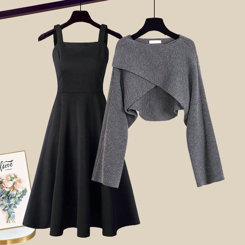 Charlene | Women's Cropped A-Line Dress Ensemble