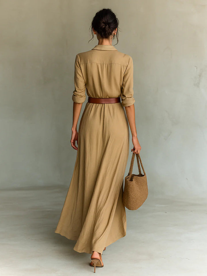 Cheri | Women's Stylish Belted Maxi Dress