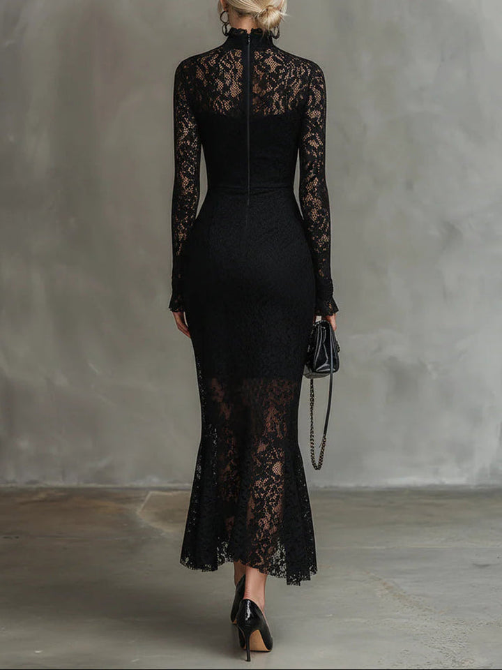 Cheri | Women's Long Sleeve Lace Bodycon Dress