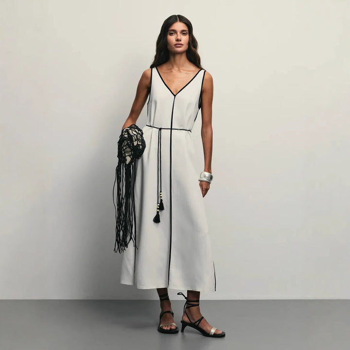 Cheri | Women's Sleeveless A-Line Midi Dress