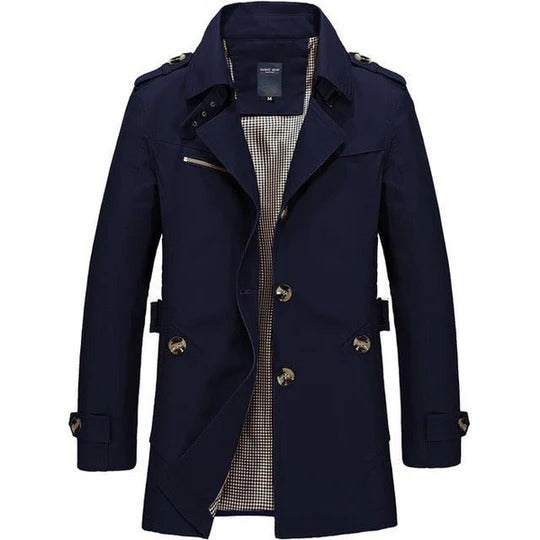 Men's Stylish Classic Trench Coat