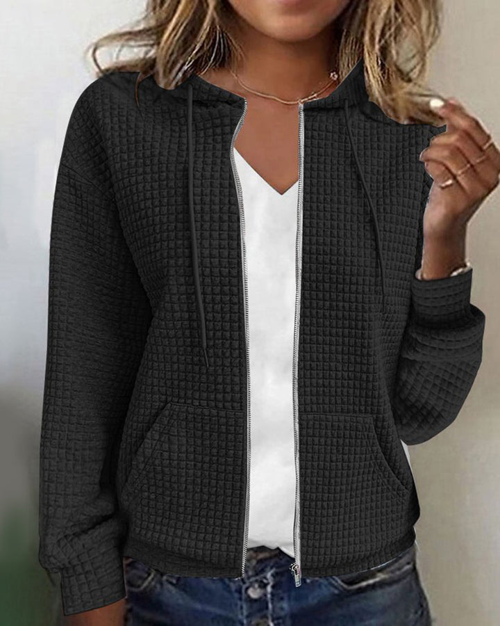 Women's Comfortable Hooded Vest with Pockets