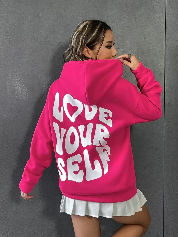 Women's Empowering Message Hoodie in Soft Fabric