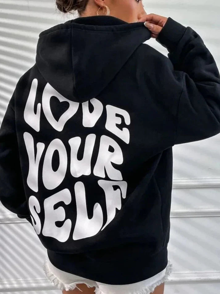Women's Empowering Message Hoodie in Soft Fabric