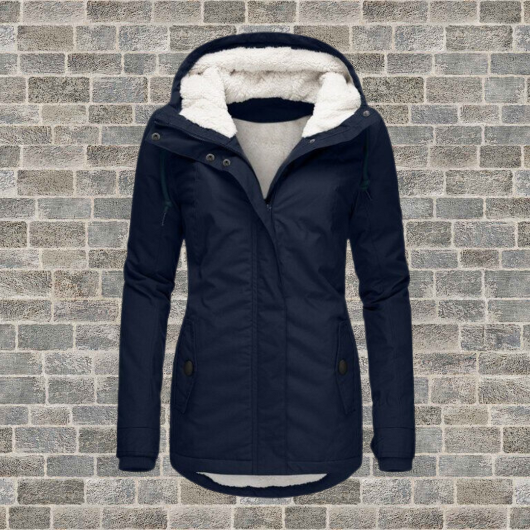 Women's Comfortable Waterproof Winter Jacket with Hood