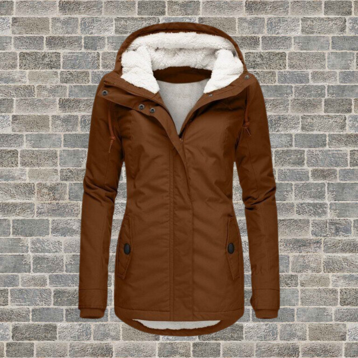 Women's Comfortable Waterproof Winter Jacket with Hood