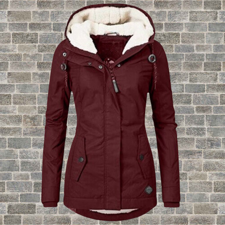 Women's Comfortable Waterproof Winter Jacket with Hood