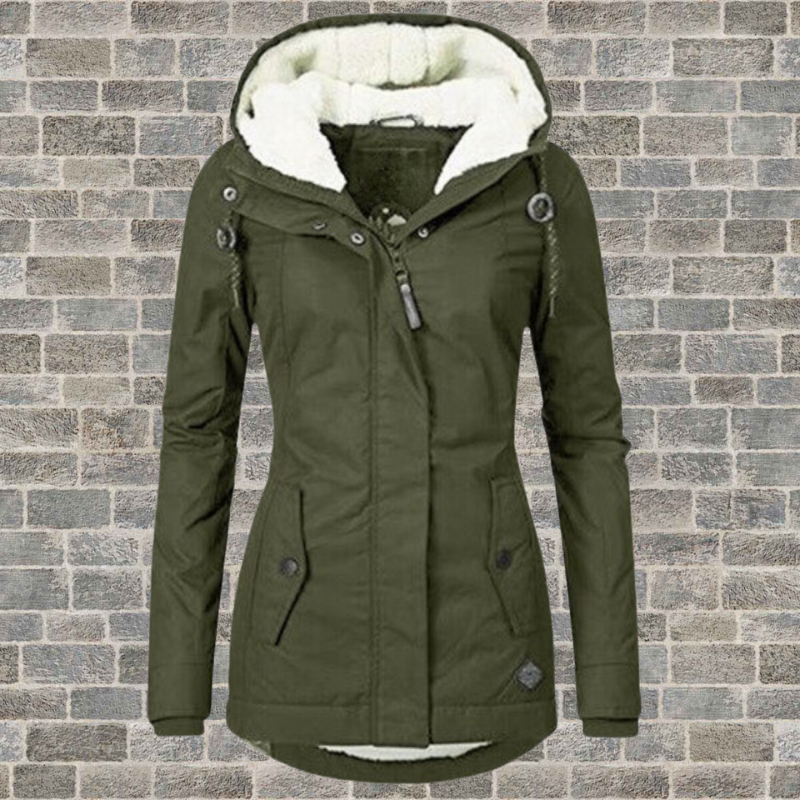 Women's Comfortable Waterproof Winter Jacket with Hood