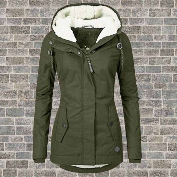 Women's Comfortable Waterproof Winter Jacket with Hood