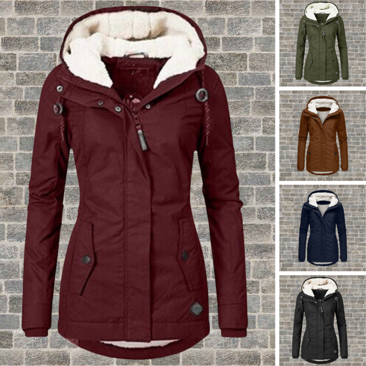 Women's Comfortable Waterproof Winter Jacket with Hood
