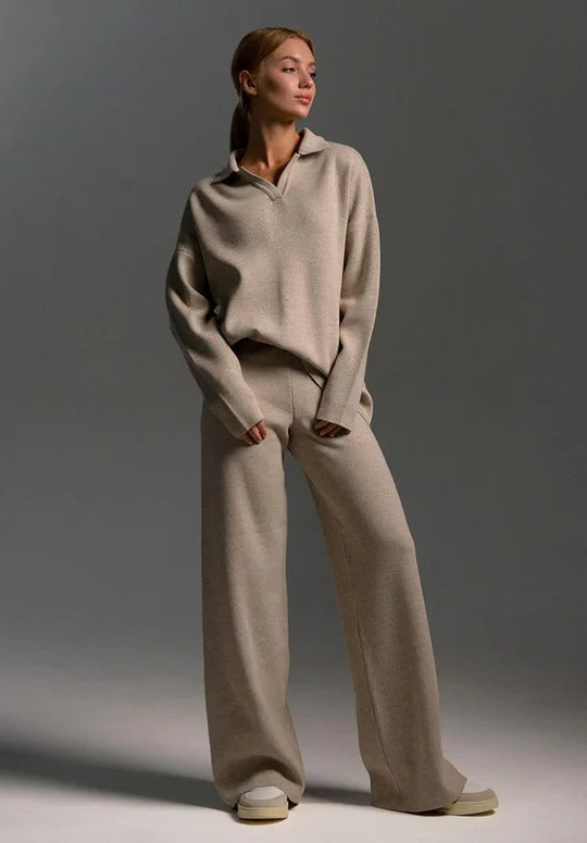 Women's Stylish Comfortable Pants Set with Elegant Touch