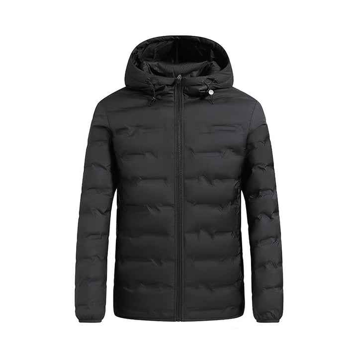Men's Hooded Winter Puffer Jacket for Cold Weather