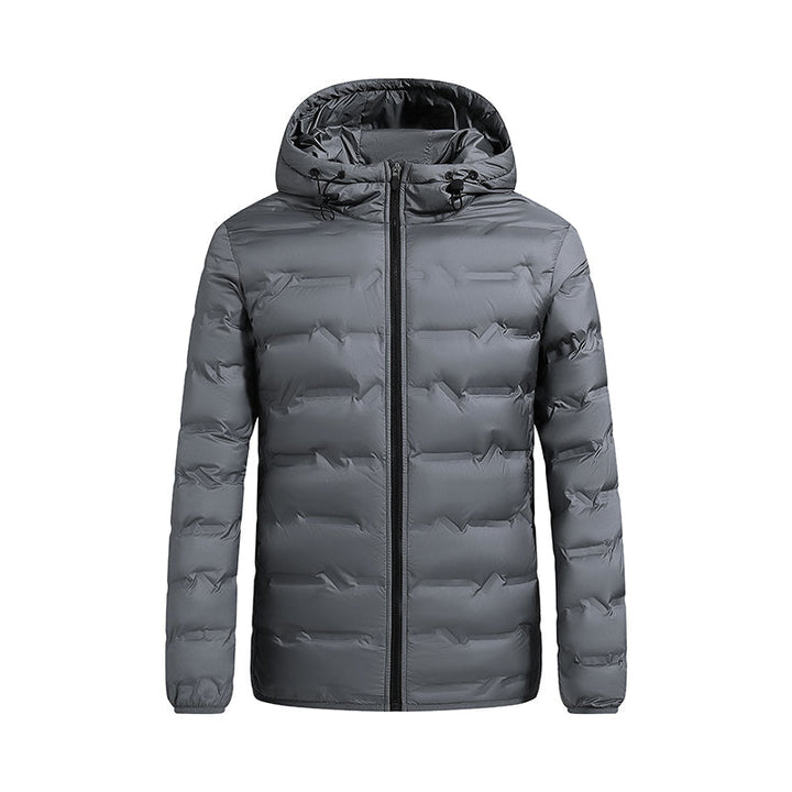 Men's Hooded Winter Puffer Jacket for Cold Weather