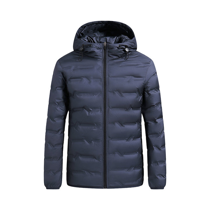 Men's Hooded Winter Puffer Jacket for Cold Weather