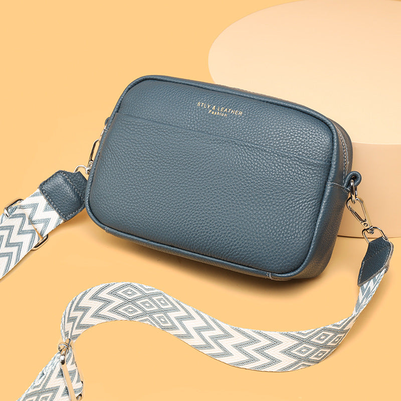 Stella | Women's Pebbled Leather Crossbody Bag