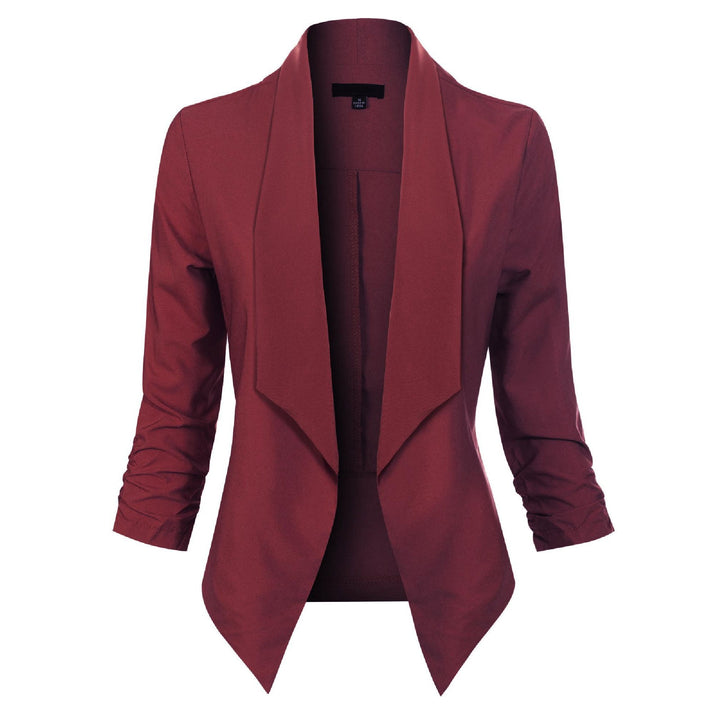 Women's Long Sleeve Open-Front Blazer