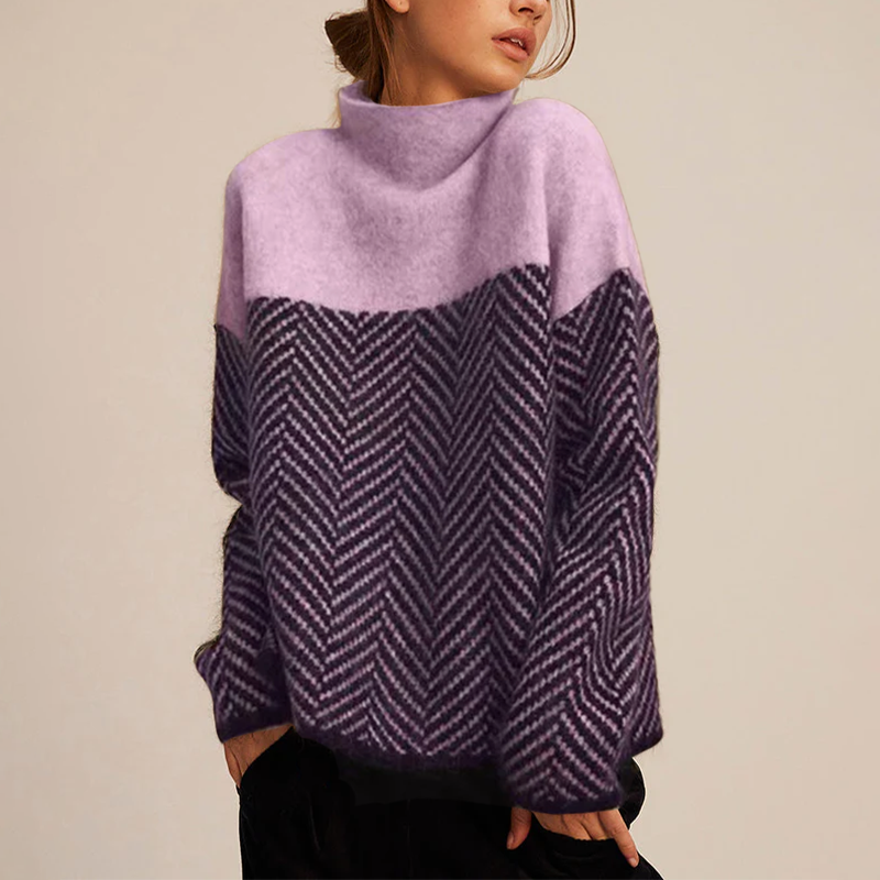 Women's Casual Stylish Turtleneck Sweater