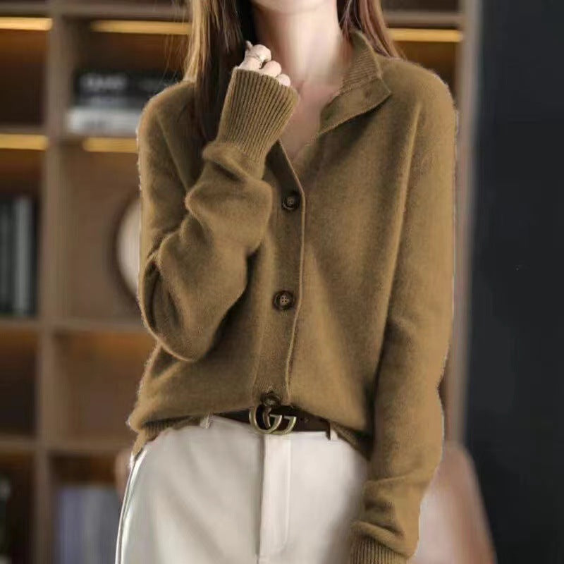 Women's Elegant Comfortable Cardigan with Buttons