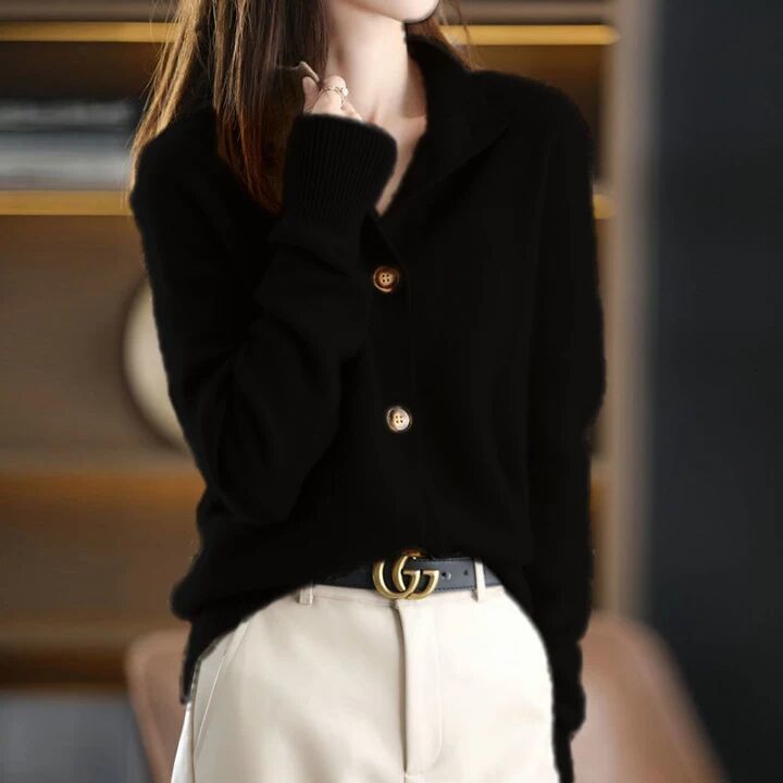 Women's Elegant Comfortable Cardigan with Buttons