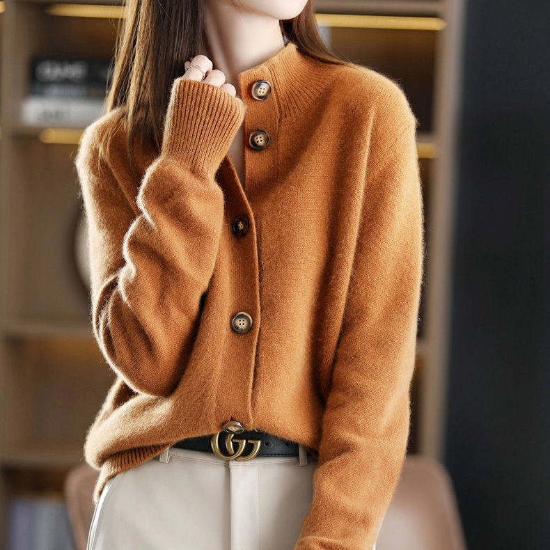 Women's Elegant Comfortable Cardigan with Buttons