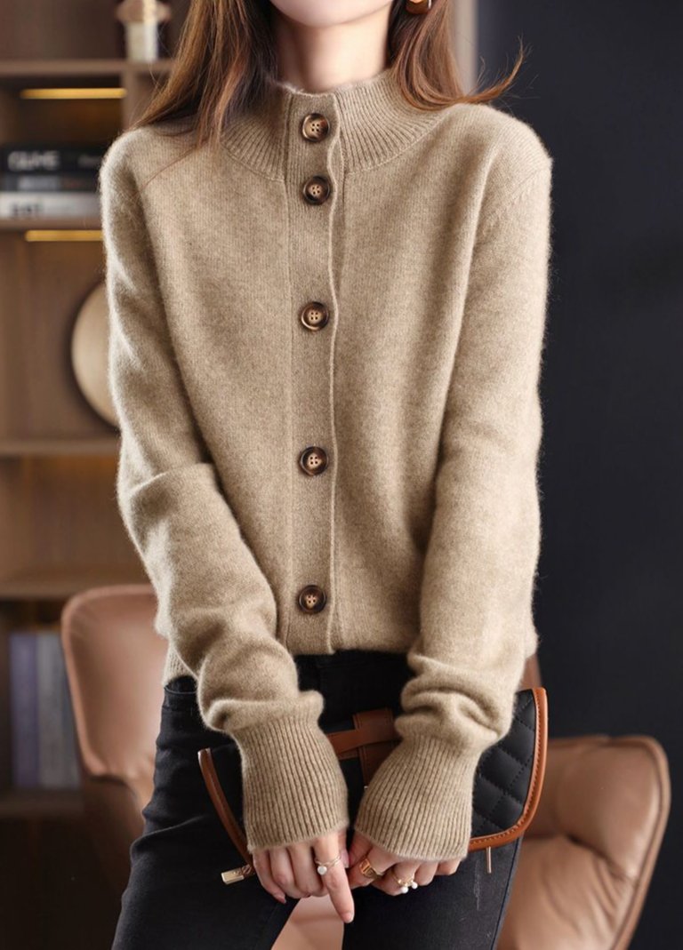 Women's Elegant Comfortable Cardigan with Buttons