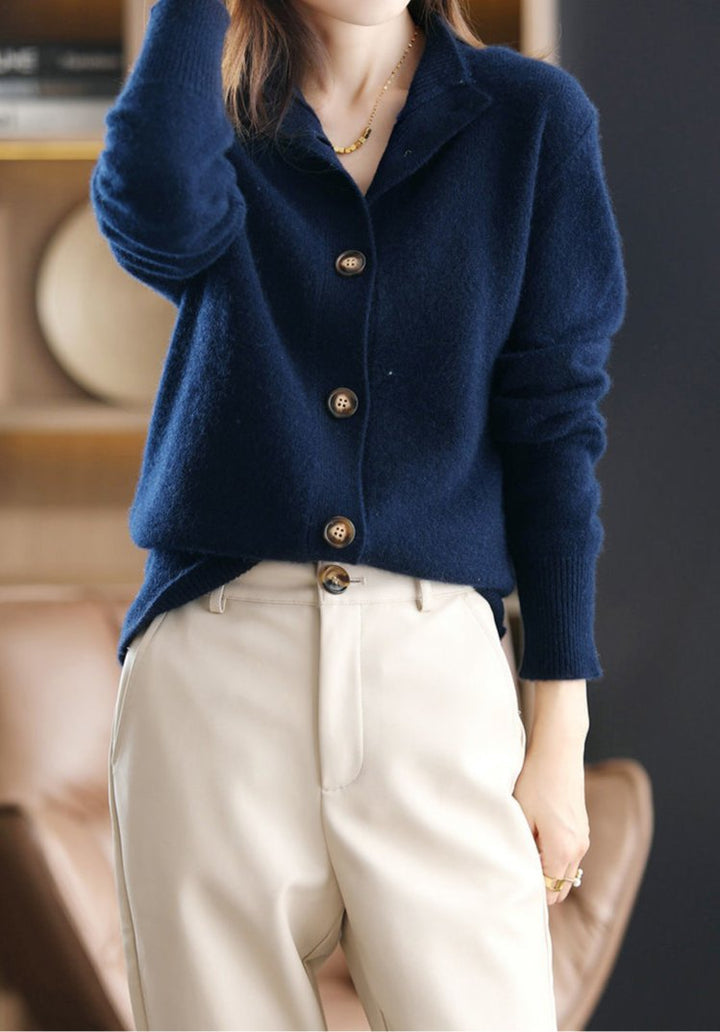 Women's Elegant Comfortable Cardigan with Buttons