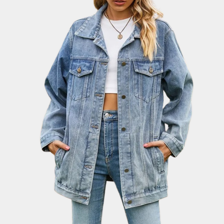 Women's Stylish Denim Summer Jacket in Various Colors