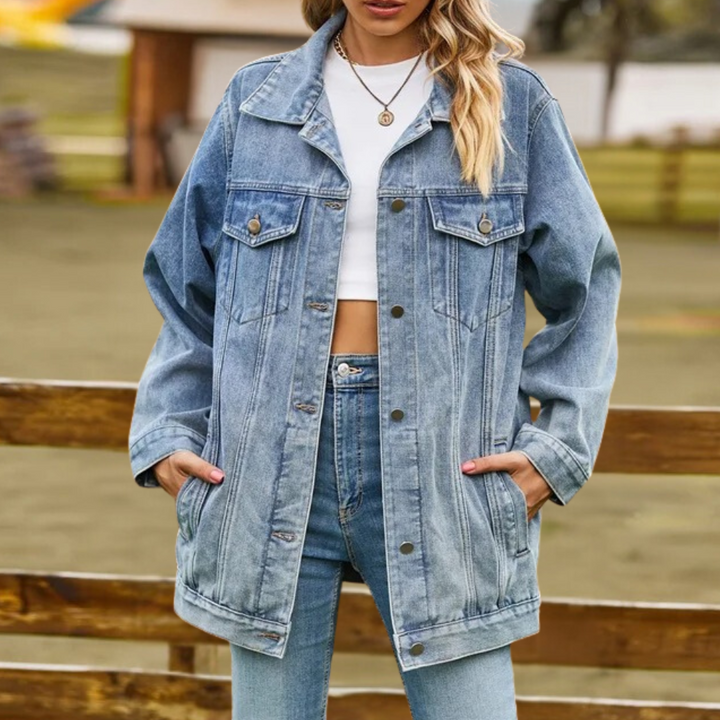 Women's Stylish Denim Summer Jacket in Various Colors