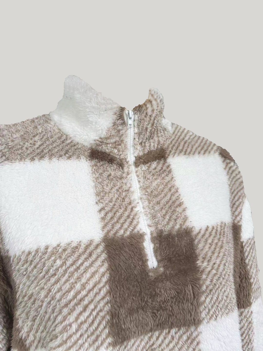 Women's Checked Hoodie – Cozy, Stylish, and Versatile Comfort