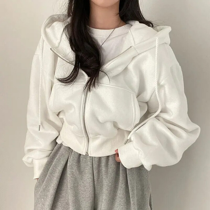 Women's Oversized Zip Hoodie - Ultimate Comfort and Style