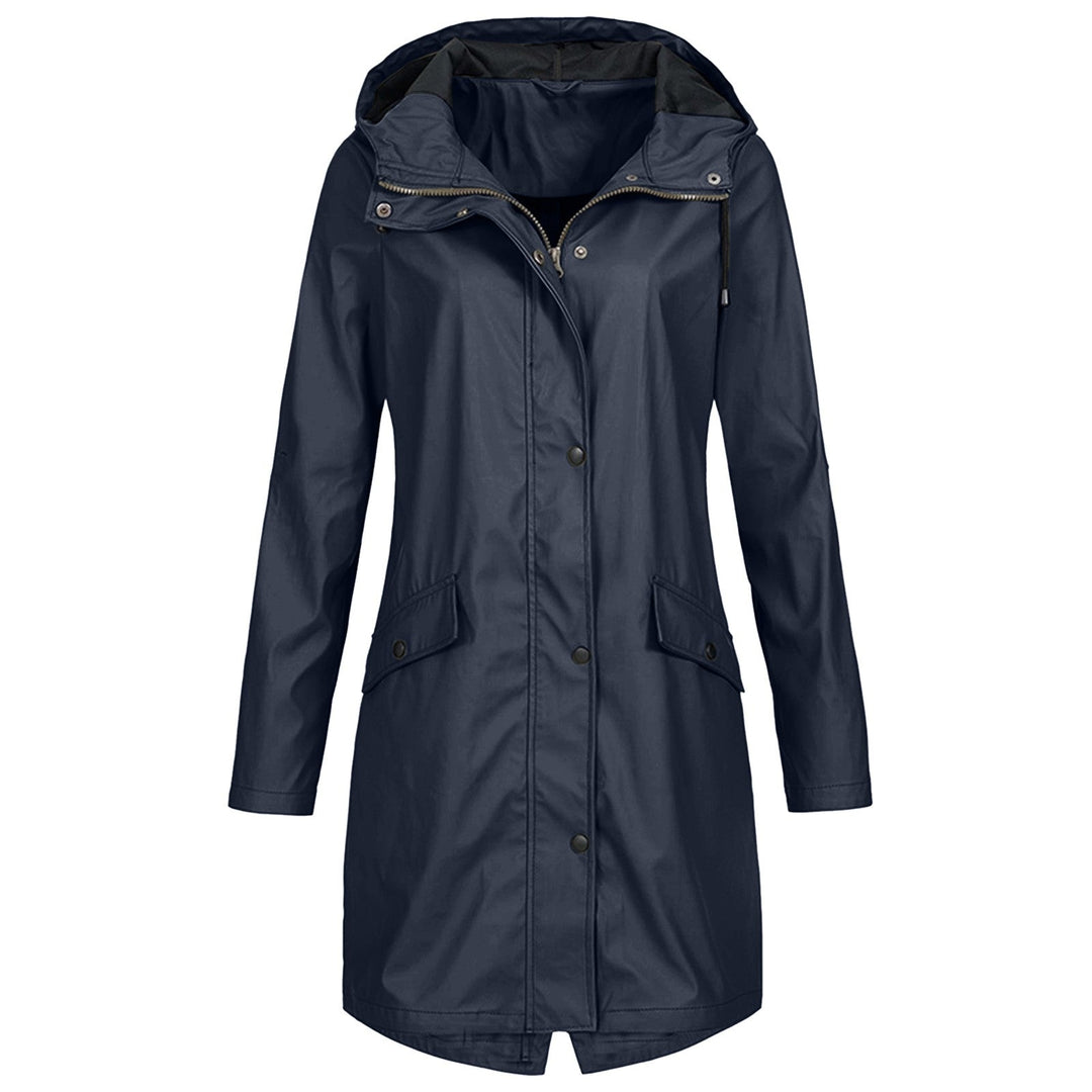 Women's Waterproof Rain Jacket with Adjustable Hood