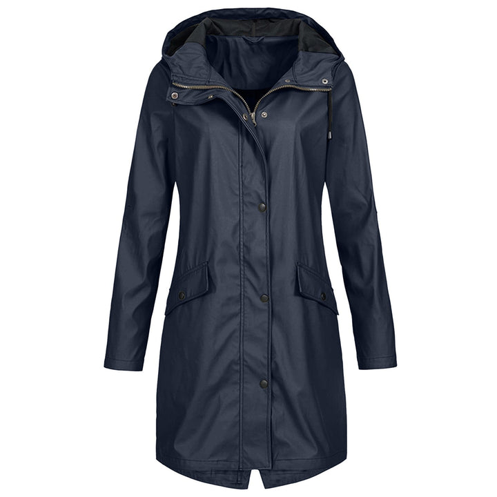 Women's Waterproof Rain Jacket with Adjustable Hood