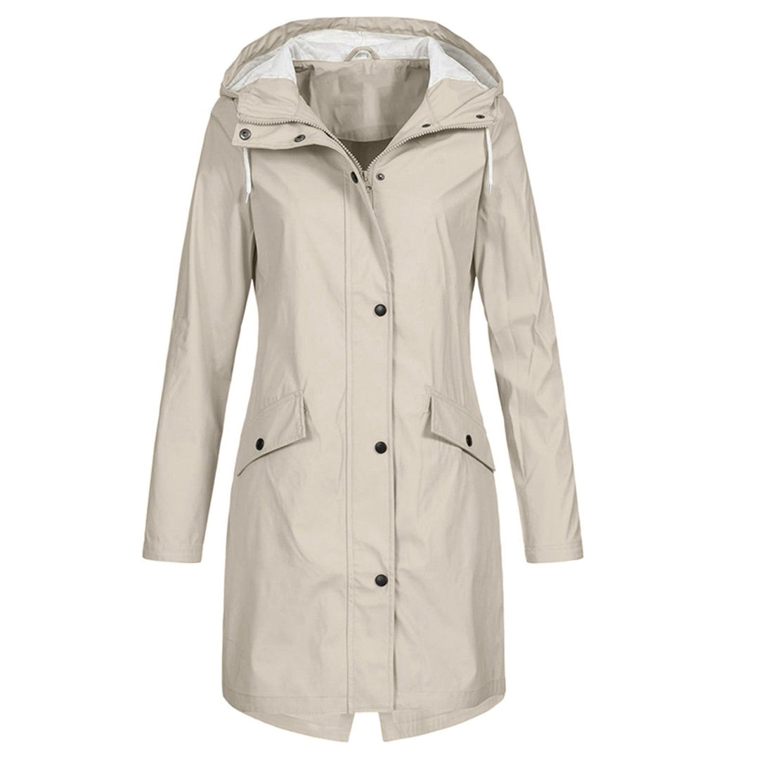Women's Waterproof Rain Jacket with Adjustable Hood