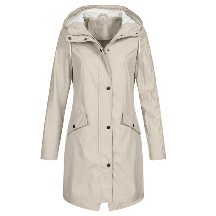 Women's Waterproof Rain Jacket with Adjustable Hood