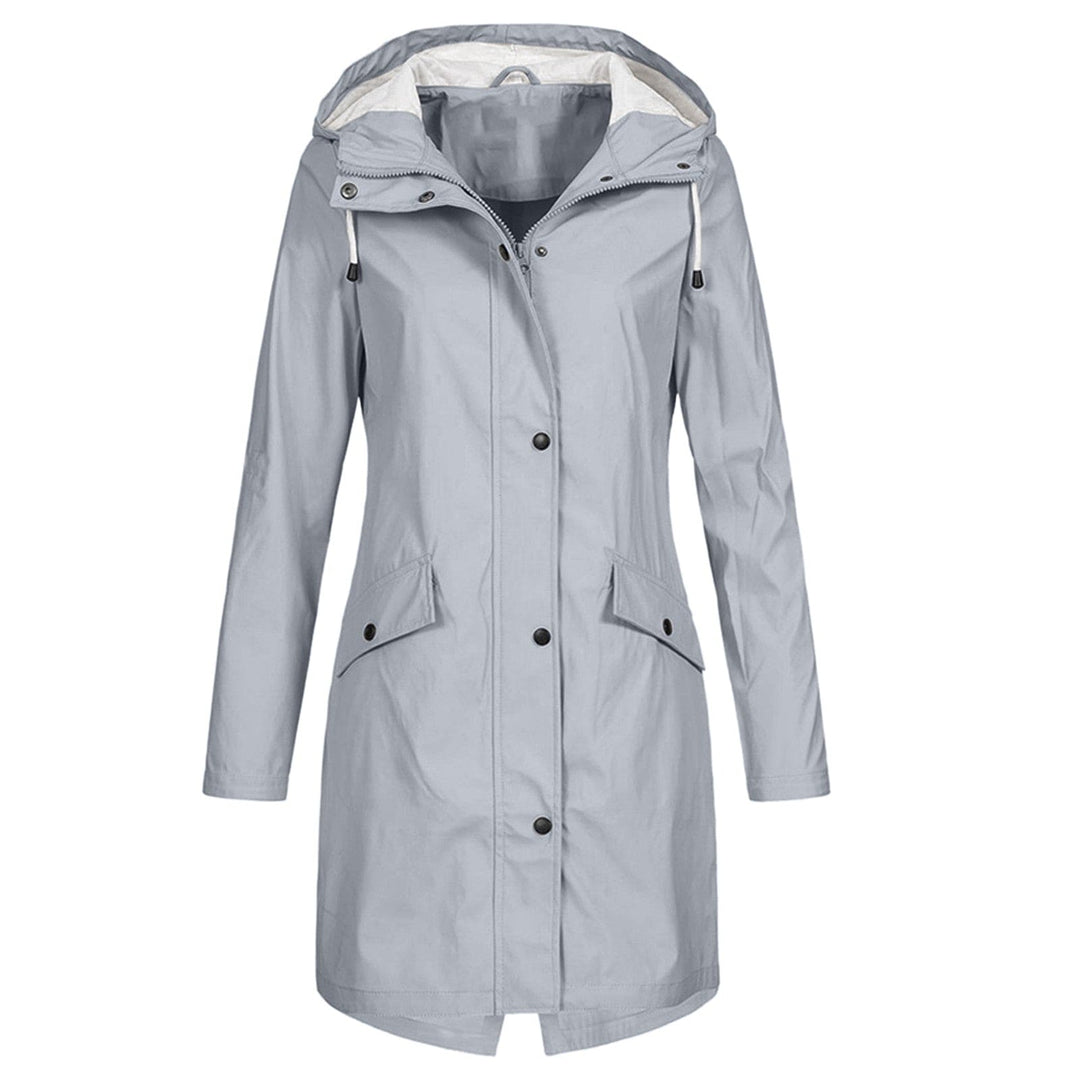 Women's Waterproof Rain Jacket with Adjustable Hood