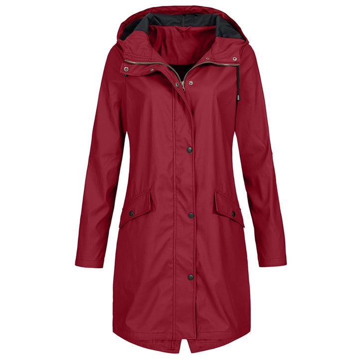 Women's Waterproof Rain Jacket with Adjustable Hood