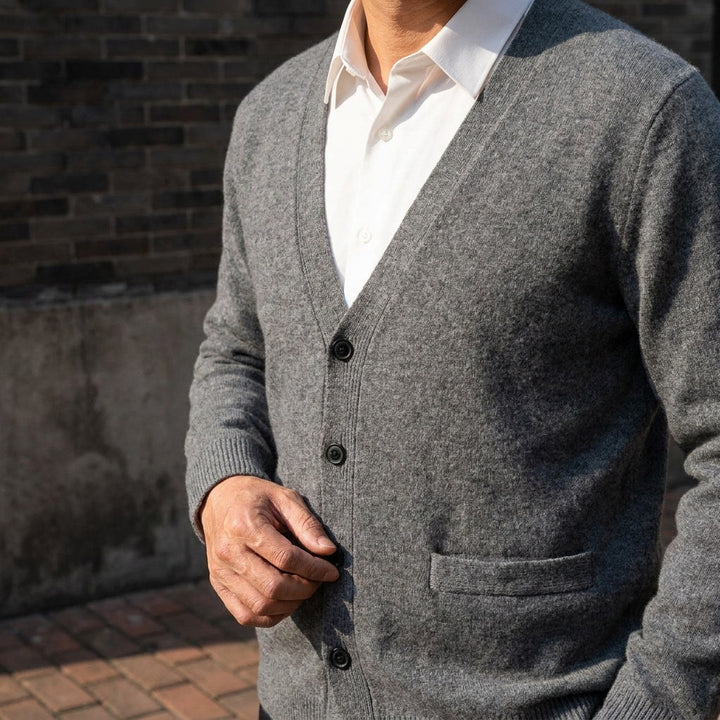 Men's Wool Cardigan