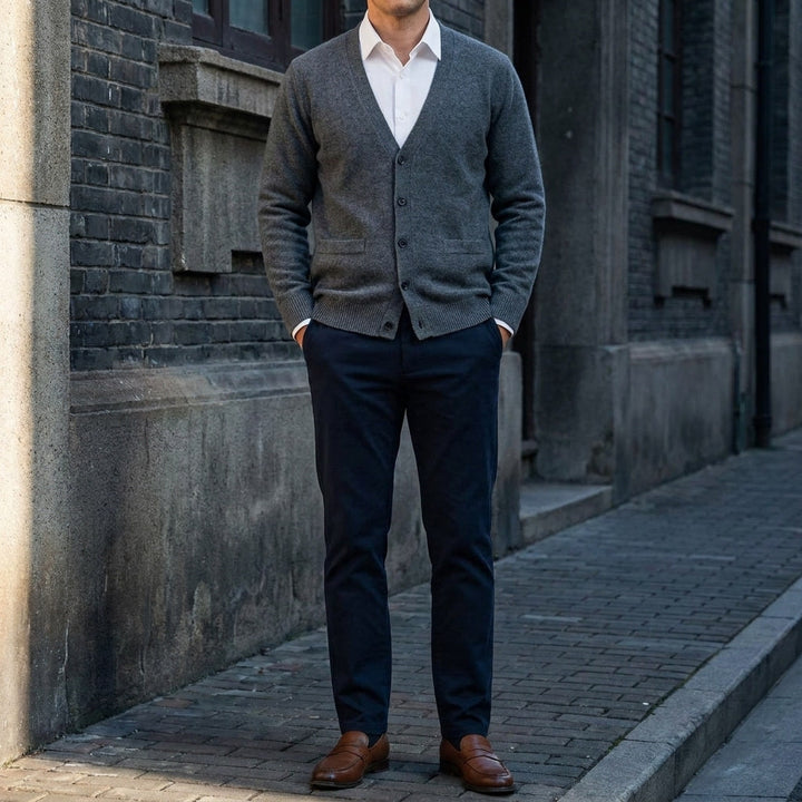 Men's Wool Cardigan
