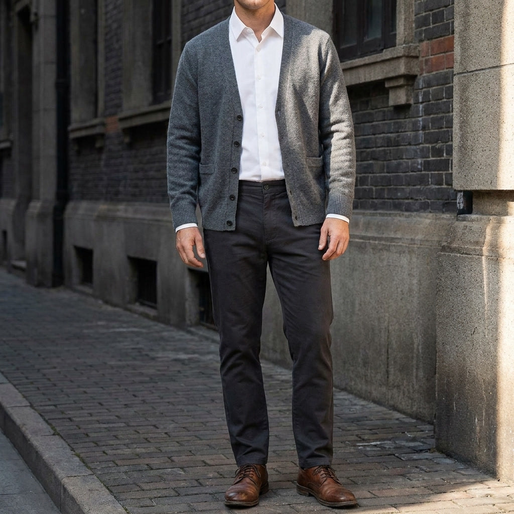 Men's Wool Cardigan