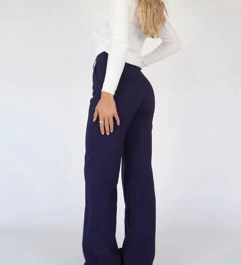 Women's Wide-Leg Office Trousers | Professional Attire