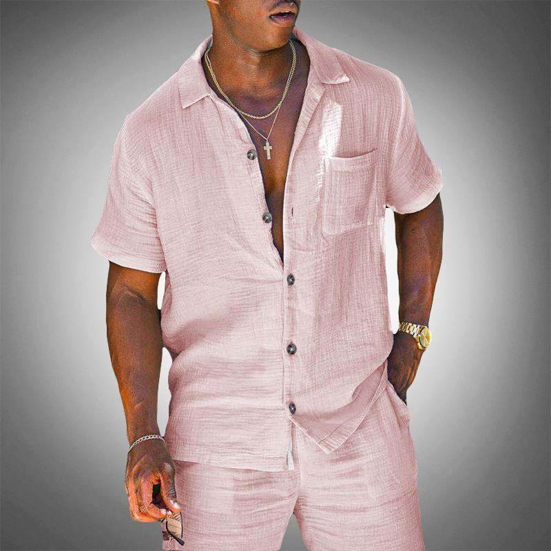 James | Men's Elegant Linen Two-Piece Set - Comfortable Style