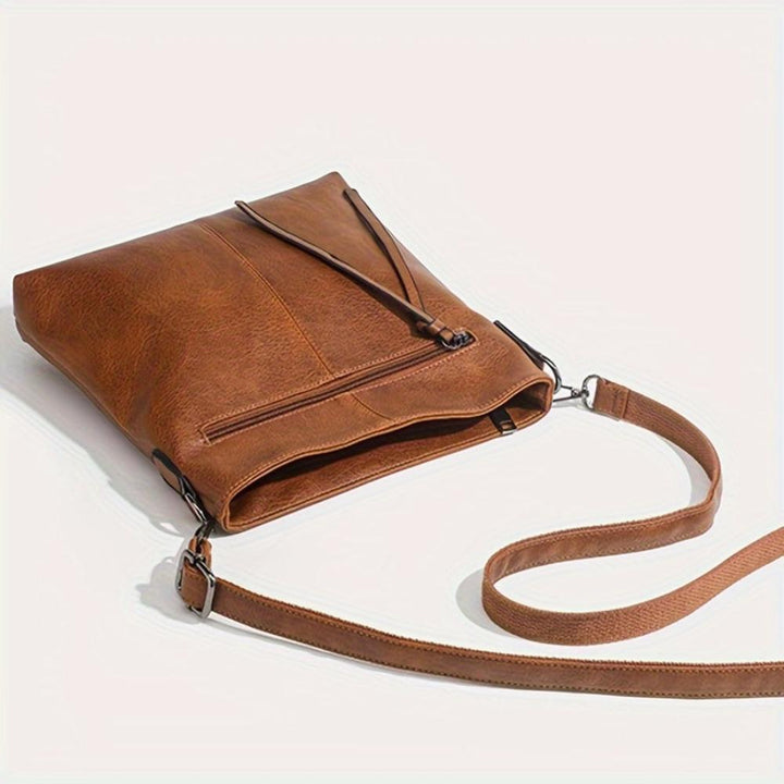 Anna | Women's Vegan Leather Slim Crossbody Bag