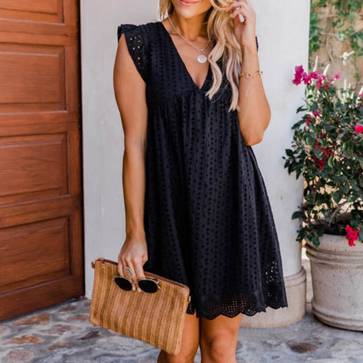 Doris | Women's Sleeveless A-Line Dress