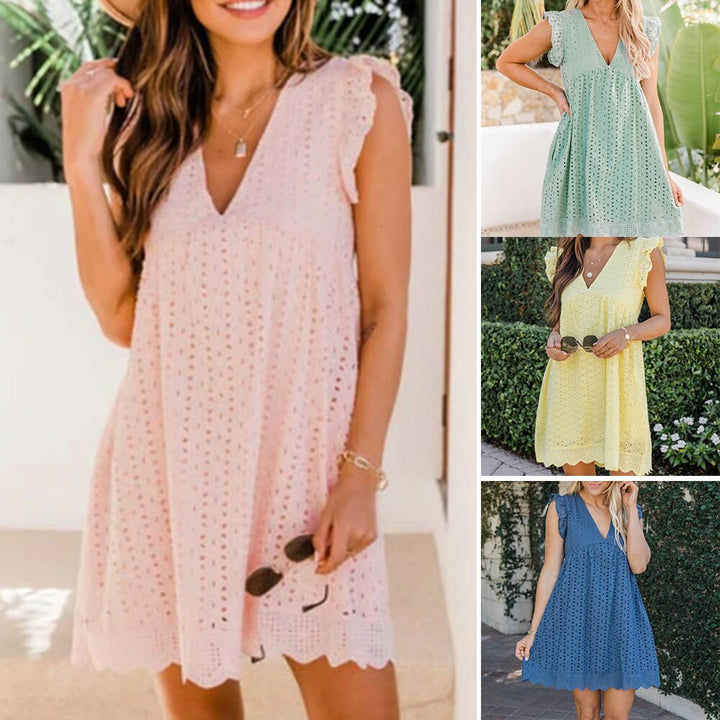 Doris | Women's Sleeveless A-Line Dress