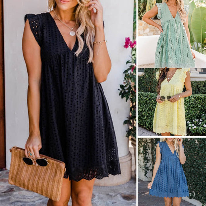 Doris | Women's Sleeveless A-Line Dress