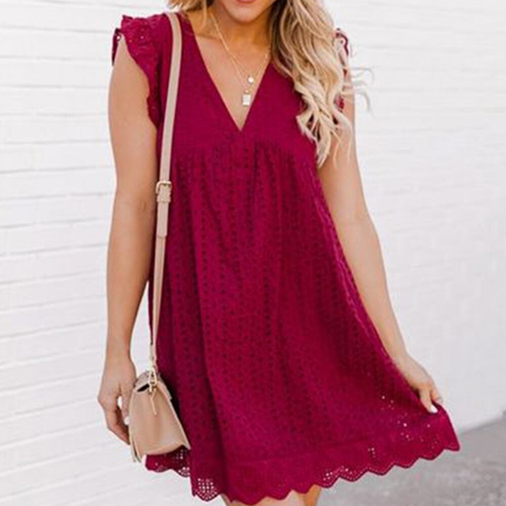 Doris | Women's Sleeveless A-Line Dress